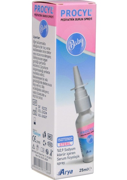 Procyl Baby Burun Spreyı