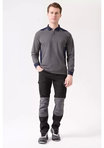 Flora Polo Yaka Sweatshirt - Uzun Kollu, Rahat Kesim, Pamuklu, Günlük ve Iş Kullanımı Için fiyatları