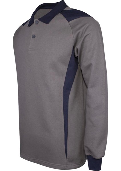 Flora Polo Yaka Sweatshirt - Uzun Kollu, Rahat Kesim, Pamuklu, Günlük ve Iş Kullanımı Için modelleri