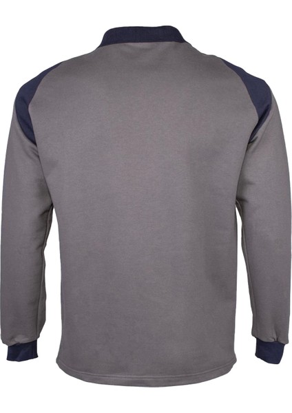 Flora Polo Yaka Sweatshirt - Uzun Kollu, Rahat Kesim, Pamuklu, Günlük ve Iş Kullanımı Için fırsatları