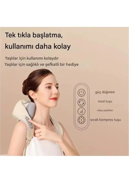 Insan Eli Hissi Veren Şarjlı Masaj Aleti – Isıtmalı, Ovmalı, Boyun, Sırt ve Bacak Masaj Cihazı fiyatları