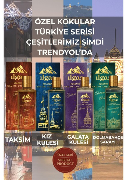 Maiden's Tower Kolonyası Cam Şişe 250 ml Okyanus Ferahlığı Kokusu modelleri