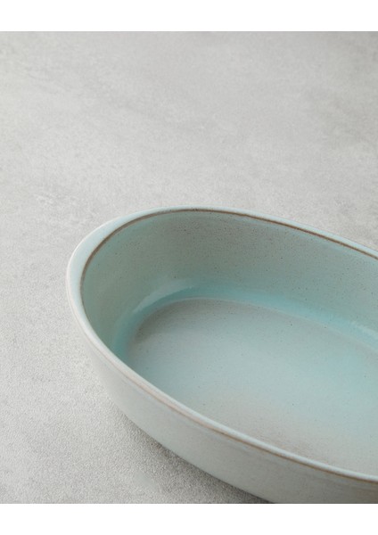 Lia Seramik Fırın Kabı 21X13X5,2 cm Mint modelleri