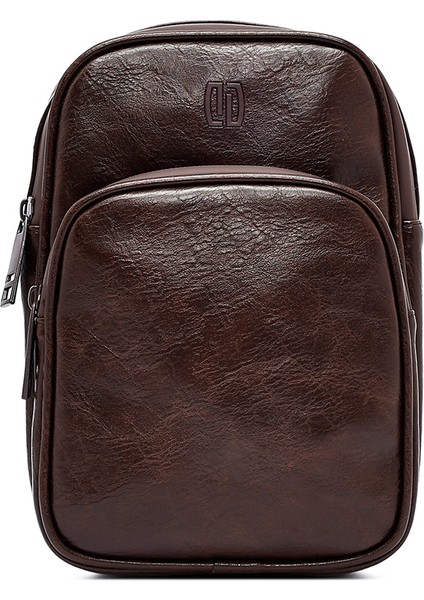 Erkek Kahverengi Mini Çapraz Çanta 25SBD300518