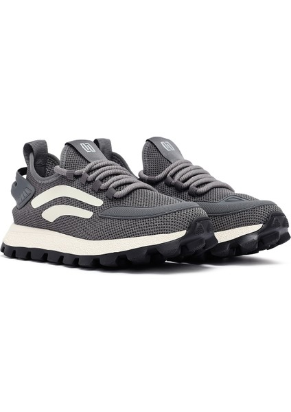 Erkek Gri Bağcıklı Kalın Tabanlı Kumaş Sneaker 25SFD69406F modelleri