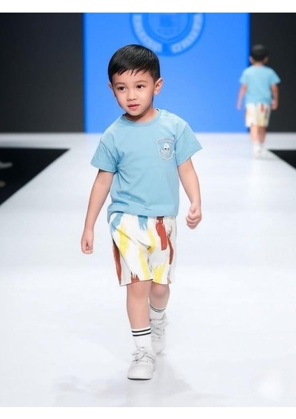 Erkek Bebek Desenli Şortlu Takım fiyatları