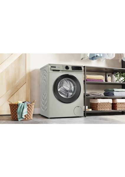 WGK242ZXTR Çamaşır Makinesi 9 kg 1200 Devir Gümüş