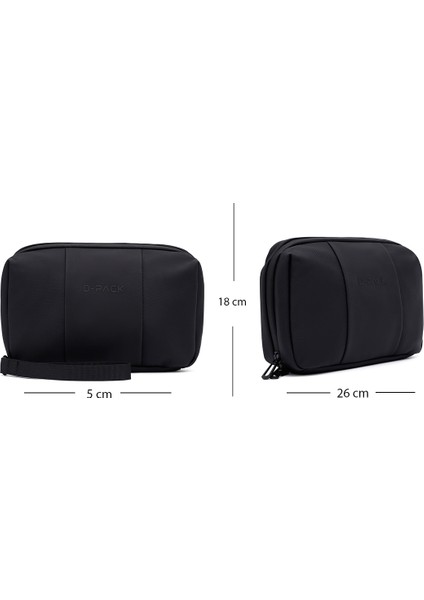 D-Pack Erkek Siyah Mini El Çantası 25SBD30336F fiyatları