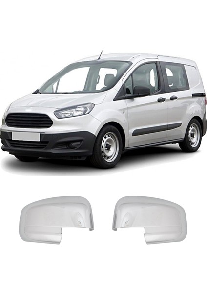 Ford Courier Uyumlu 2014-2017 Ayna Kapağı 2 Parça Abs Krom Kaplama modelleri