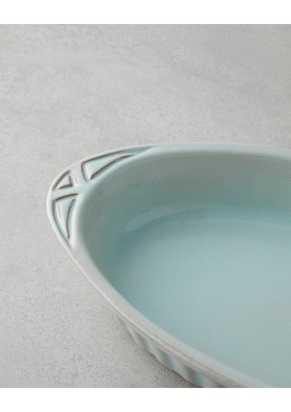Lia Seramik Fırın Kabı 31,5X17,5X4,5 cm Mint modelleri