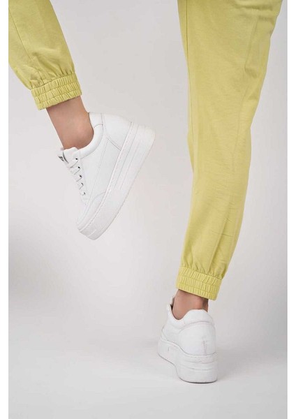 BAHRİNA K-72 Kadın Yüksek Taban Gizli Topuk Spor Ayakkabı (8 CM TOPUK) modelleri