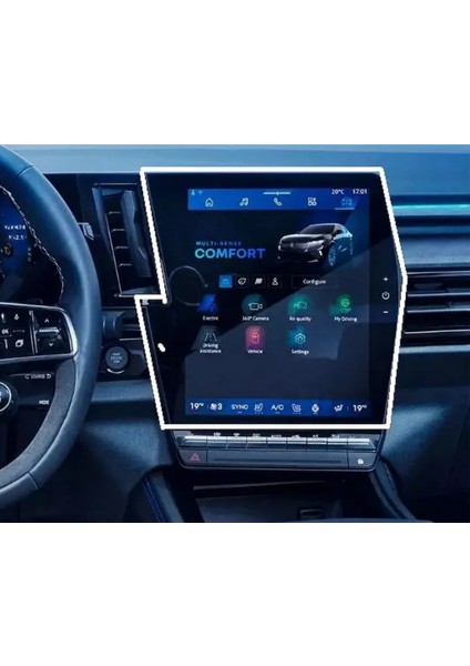 Renault Austral 2025 Navigasyon ve Multimedya Uyumlu Nano Ekran Koruyucu