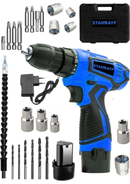 Çift Akülü Matkap Seti, Çelik Şanzıman, Bakır Sargı, Güçlü ve Dayanıklı, Çok Amaçlı modelleri