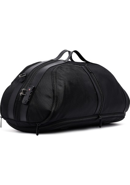 D-Pack Erkek Siyah Uzun Askılı Kumaş Seyahat Çantası 25SBD30356F fırsatları