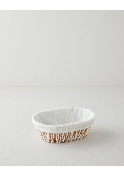 Navessa Kağıt Ekmek Sepeti 24X18X8 cm Krem fiyatları