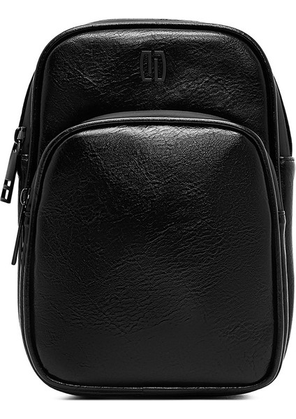 Erkek Siyah Mini Çapraz Çanta 25SBD300518