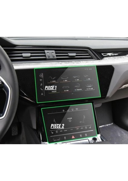 Audi Q7 2025 Navigasyon,multimedya ve Alt Kontrol Paneli Uyumlu Nano Ekran Koruyucu