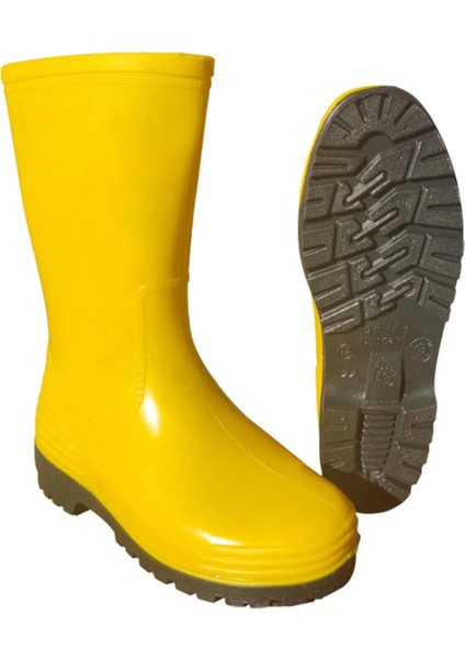 Palalı 103 Kısa Konçlu Su Geçirmez Kaymaz Tabanlı Iş Çizmesi