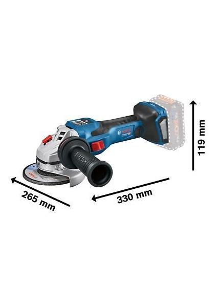 Gws 18V-15 C Procore 2X4.0AH Çift Akülü Taşlama