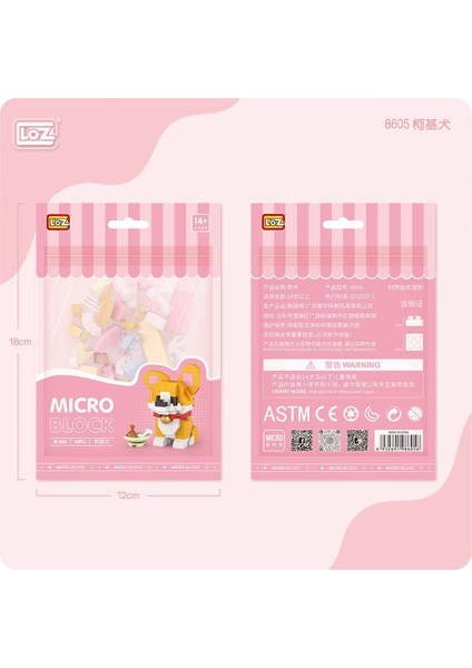 LZ8605 Loz Köpek Blok Seti Mini Poşet -Vagon Life