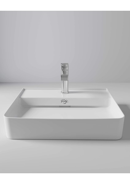 Ruby Recto Tezgah Üzeri Lavabo 50*40 cm