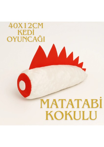 Dinozor Model Matatabi Kokulu Kedi Oyuncağı(Zilli)