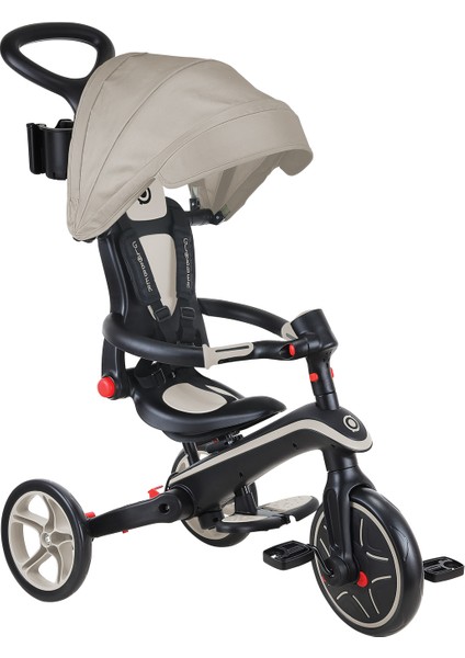 Globber Explorer 4in1 Katlanabilir Bisiklet Koyu Bej