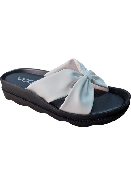 Voga 1700 103 Beyaz Comfort Casual Anatomik Terlik