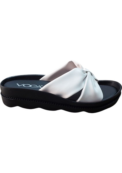 Voga 1700 103 Beyaz Comfort Casual Anatomik Terlik fırsatları
