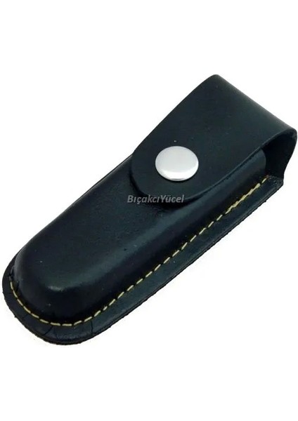 Hakiki Deri Çakı Kılıfı No:0 - 10 Cm, Kemerlikli