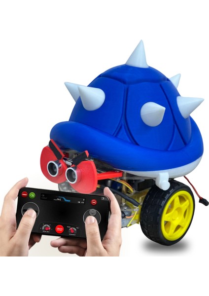 Spiny: Kodlanabilir Bluetooth'lu Yeni Nesil Eğitici Eğlenceli Kendin Yap Kaplumbağa Robot fiyatları