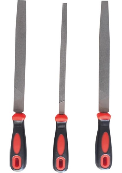 3 Parça Eğe Takımı 8'' - Dayanıklı ve Şık Ürün Seti