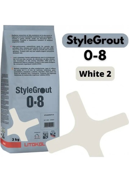 Stylegrout 0-8 Whıte 2 Derz Dolgu 3 kg