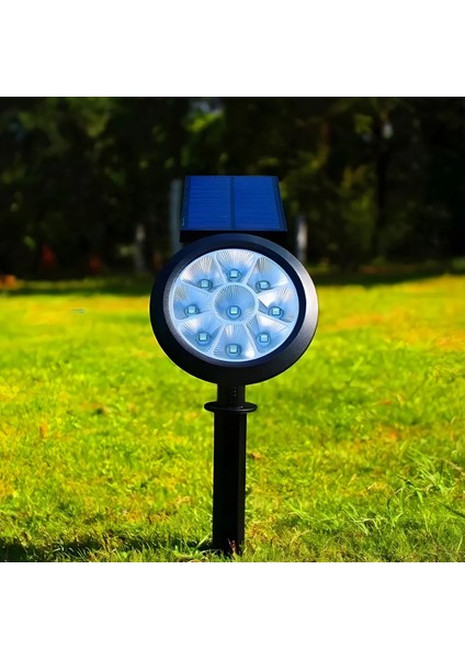 Solar Bahçe Armatürü, Enerji Verimli LED Aydınlatma, Şık Tasarım, Dış Mekan Işığı