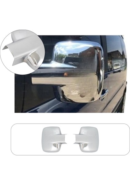 Mercedes Vito W638 Uyumlu 1996-2003 Ayna Kapağı 2 Parça Abs Krom Kaplama