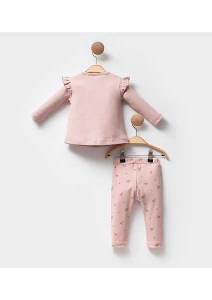 Organik Kuş Desenli Kız Bebek Ikili Takım fiyatları