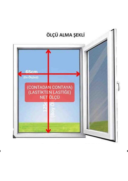 Pileli Sürgülü Stor Pencere Sinekliği | En =50 BOY=100 |, | En= 50 BOY=105|, | En=45 BOY=100| Özel Ölçü Bildiriniz modelleri