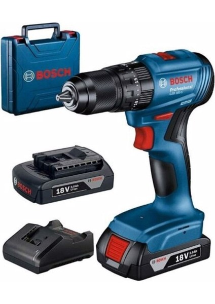 Yüksek Performanslı 2.0 Ah Akülü Darbeli Matkap ve Vida Ucu Seti