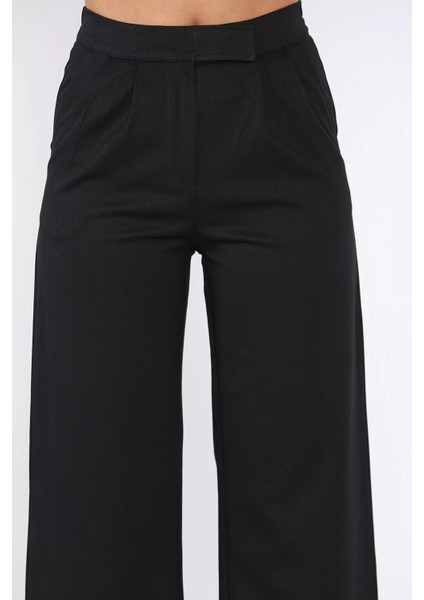 Bel Lastikli Cırtlı Kadın Palazzo Pantolon P-00017679 fırsatları