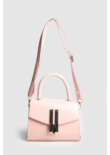 Kadın Zambe Kırışık Deri Tokalı El ve Askılı Çanta Pudra modelleri