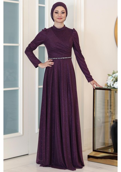 Işıl Abiye Mor SN46