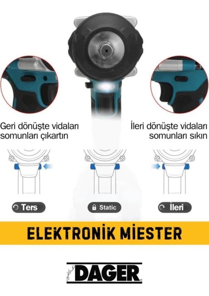 36V 5AH Akülü Matkap Seti, Kömürsüz Vidalama ve Sıkma, Mandren Dahil modelleri