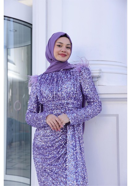 Şura Abiye Lavanta SN102 modelleri