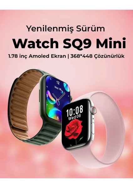 Watch Sq 9 Mini Kadın Akıllı Saat indirimleri