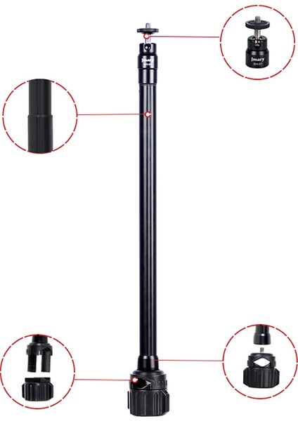 Mt-21 Kamera Sabitleme Uzatma Kolu Aparatı Siyah fiyatları