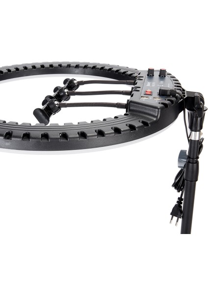 FM-21R Uzaktan Kumandalı 52CM Işıklı Telefon Tutucu Ring Light Siyah fiyatları