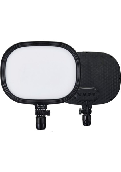 FM-58R Değiştirilebilir Ayaklı 9 Inç LED Panel Aydınlatma Işığı Siyah