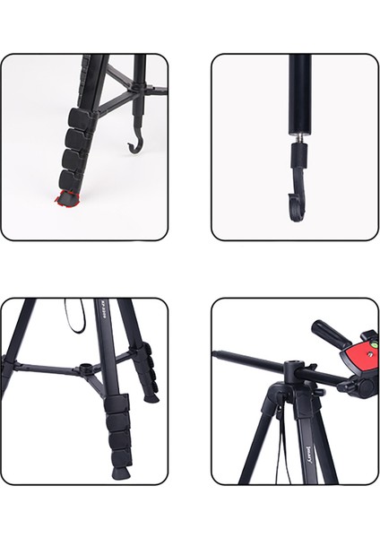 KP-2209 360 Derece Dönebilen Başlıklı Tripod Siyah fiyatları