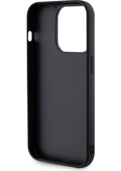 iPhone 14 Pro Max Uyumlu Kılıf Guess Orjinal Lisanslı Pu Deri Metal Yazı Logolu Kapitone Kapak Siyah fırsatları