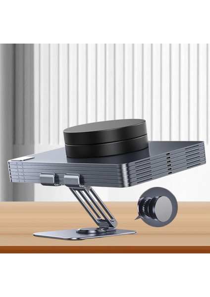 Mk-61 Ayarlanabilir Katlanabilir 360 Derece Dönebilen Telefon ve Tablet Standı Gri fırsatları